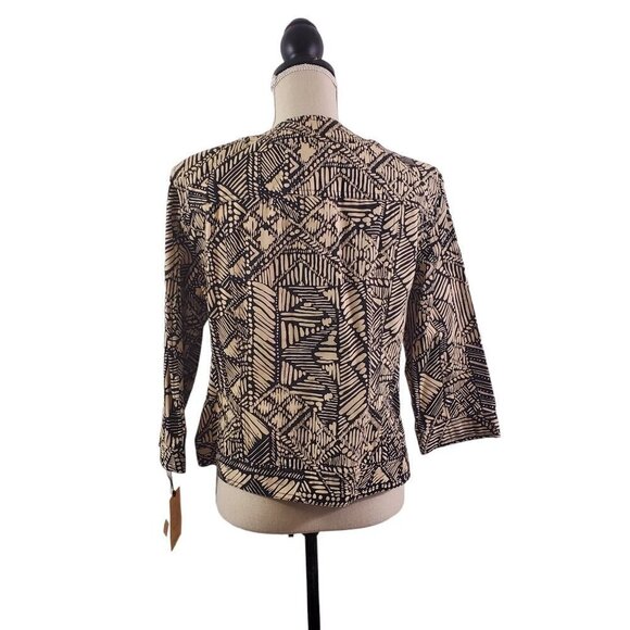 Ruby Rd Women’s Size 14 Jeweled Neckline ¾ Sleeve Button Front Jacket -NWT - Picture 8 of 16